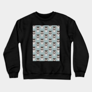 Kitty n skull pattern Crewneck Sweatshirt